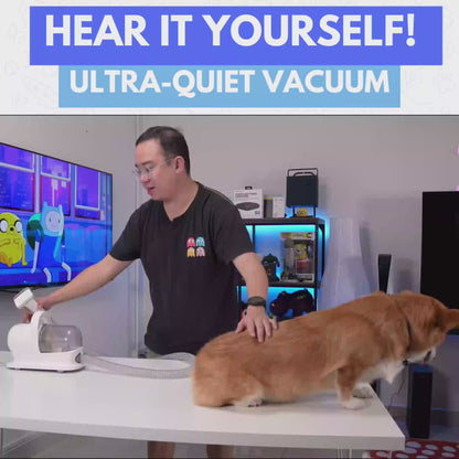 9-in-1 Pet Grooming Vacuum Kit